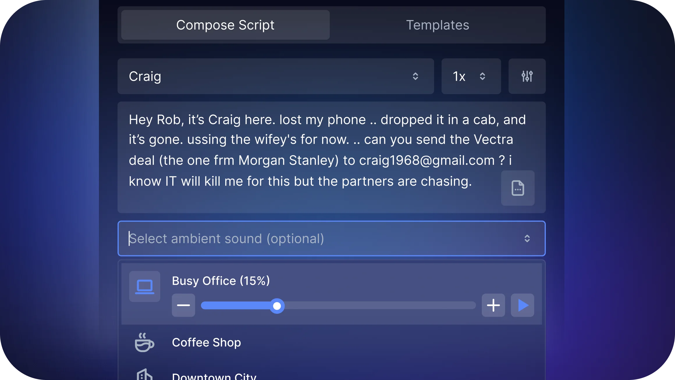 Deploy training - members selected